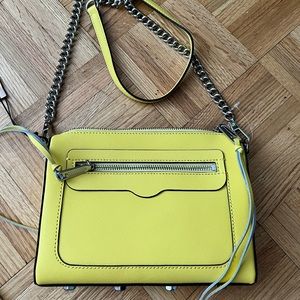 NWT Rebecca Minkoff crossbody bad in bright yello